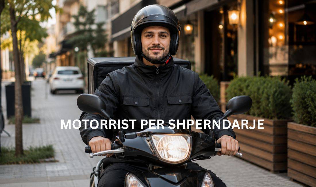 Njoftime Pune ne Tirane, Profesioni Motorrist per Shperndarje , Me eksperience, Pagesa Me Marreveshje.