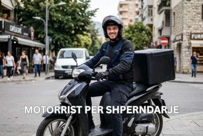 Njoftime Pune per Motorrist per Shperndarje ne Tirane