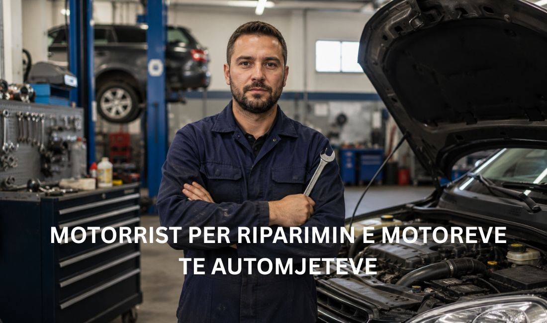Njoftime Pune ne Tirane, Profesioni Motorrist per Riparimin e Motoreve te Automjeteve , Me eksperience, Pagesa Me Marreveshje.