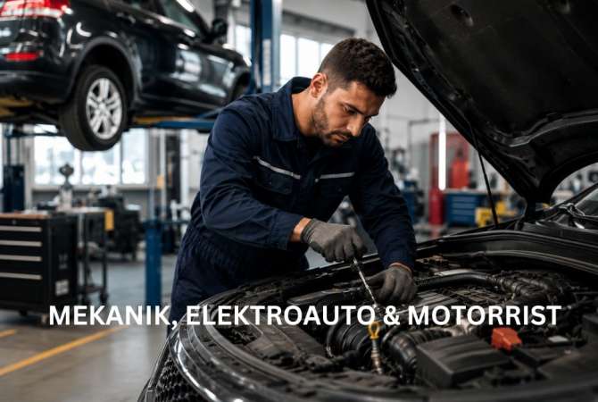 Njoftime Pune per Mekanik, Elektroauto, Motorrist ne Tirane