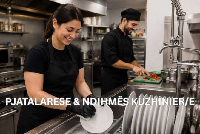 Job Offers for Pjatalarese &amp; Ndihmes Kuzhiniere in Tirana