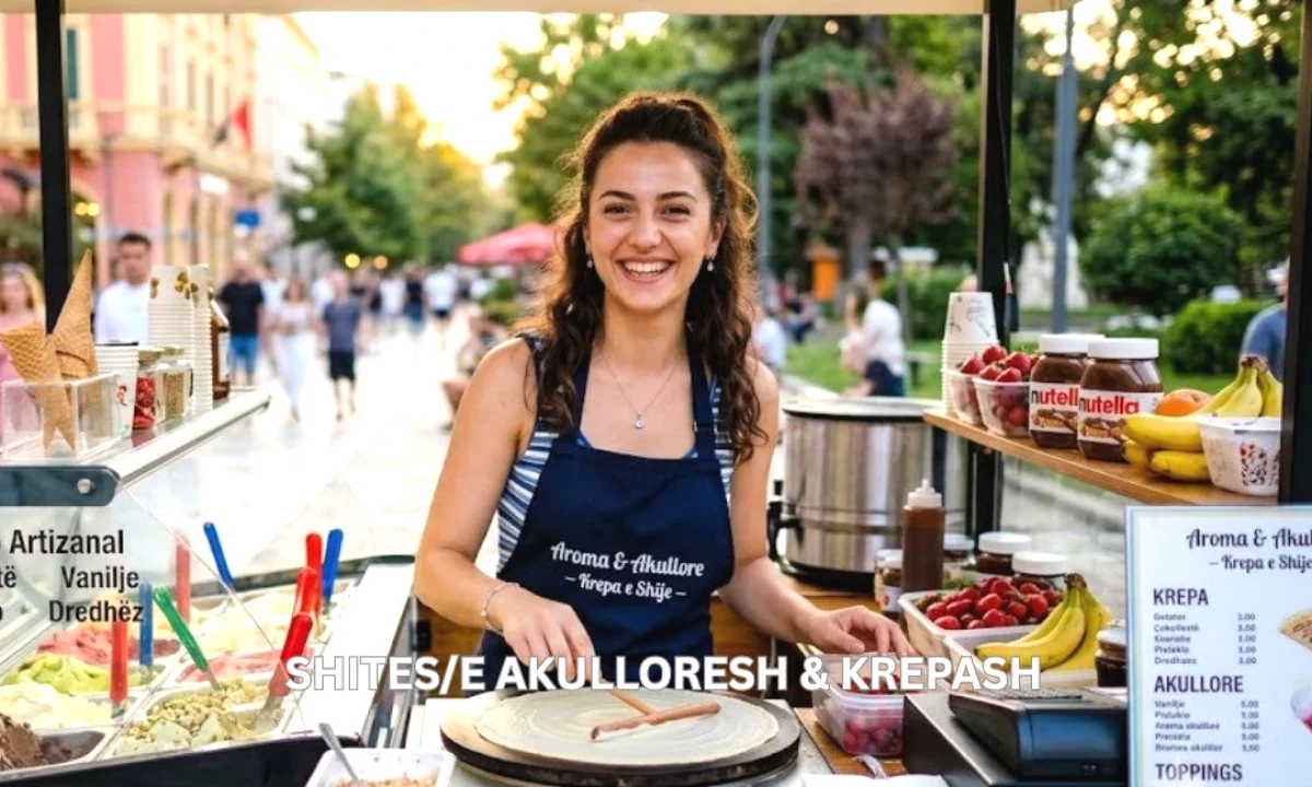 Njoftime Pune ne Sarande, Profesioni Shitese per akullore  dhe krepa , Pa Eksperience, Pagesa Me Marreveshje.