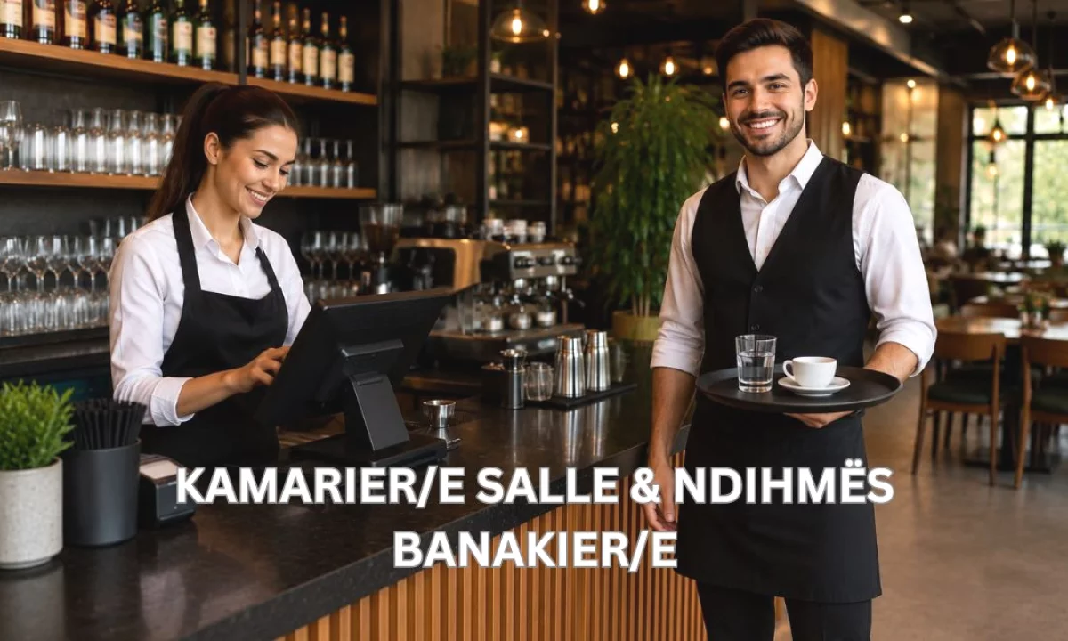 Njoftime Pune ne Vlore, Profesioni Kamarier/e Salle & Ndihmës Banakier/e , Pa Eksperience, Pagesa Me Marreveshje.