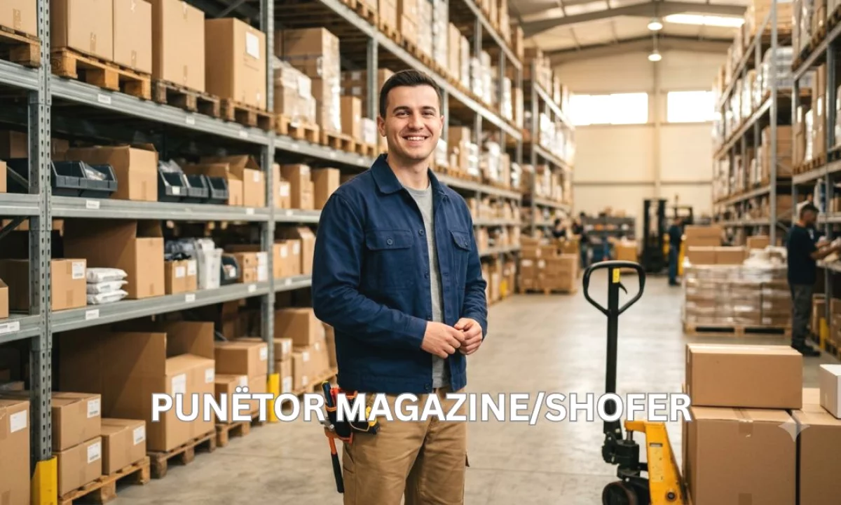 Njoftime Pune ne Tirane, Profesioni Punëtor Magazine/Shofer , Pa Eksperience, Pagesa 70,000  Leke.
