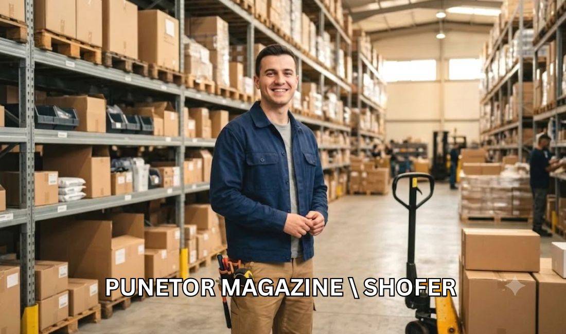 Job Offers in Tirana, Profession Punëtor Magazine/Shofer , No Experience, Payment 70,000  Leke.
