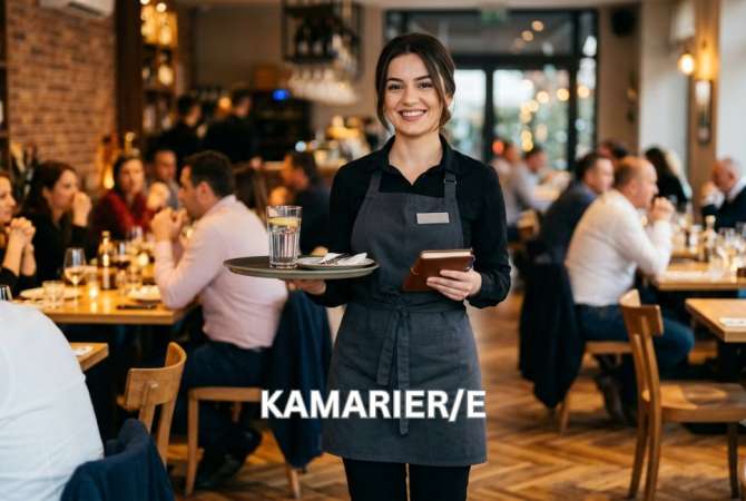 Njoftime Pune per Kamarier/e ne Tirane