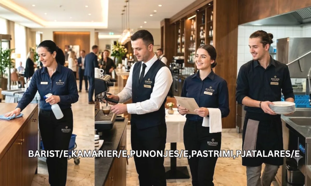 Njoftime Pune ne Tirane, Profesioni Barist/e ,Kamarier/e  ,Punonjës/e Pastrimi , Pjatalarës/e , Me eksperience, Pagesa Me Marreveshje.