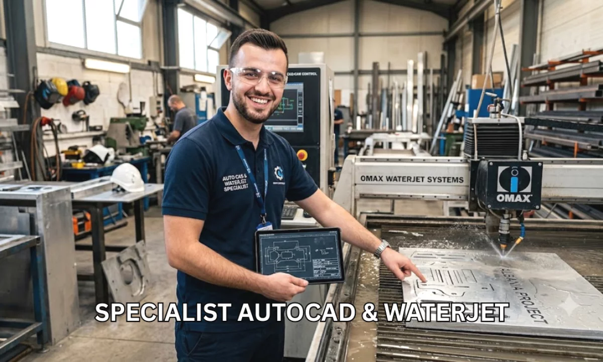 Njoftime Pune ne Durres, Profesioni Specialist AutoCAD & Waterjet , Pa Eksperience, Pagesa Me Marreveshje.