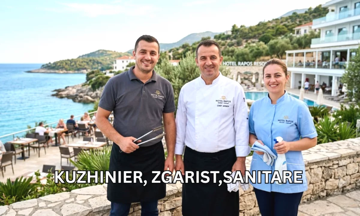 Njoftime Pune ne Himare, Profesioni Kuzhinier,Zgarist, Sanitare , Pa Eksperience, Pagesa Me Marreveshje.