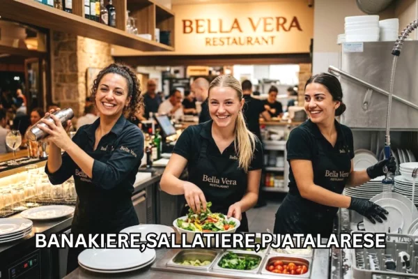 Njoftime Pune per Banakiere,Sallatiere,Pjatalarese ne Shkoder