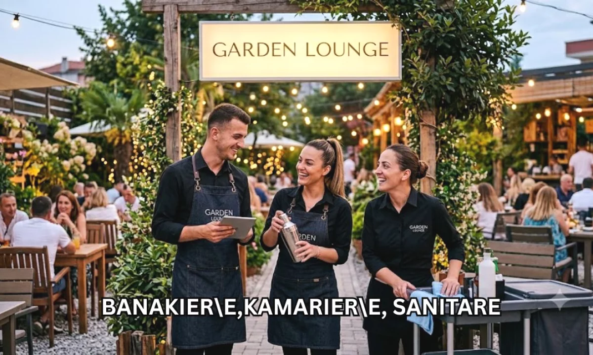 Njoftime Pune ne Tirane, Profesioni Banakier\\e, Kamarier\\e,Sanitare , Fillestar/Pak eksperience, Pagesa Me Marreveshje.