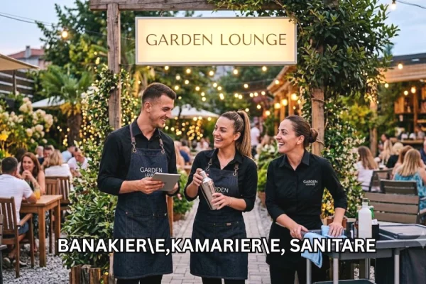 Njoftime Pune per Banakier\\e, Kamarier\\e,Sanitare ne Tirane