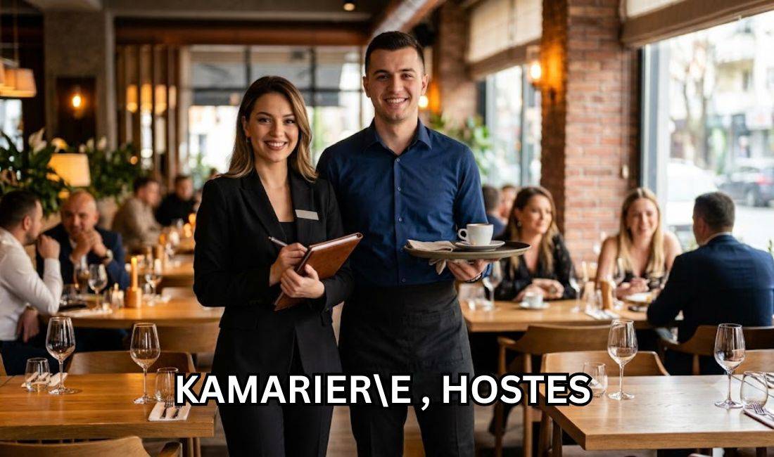 Njoftime Pune ne Tirane, Profesioni Kamarier , Pa Eksperience, Pagesa Me Marreveshje.