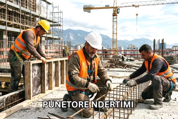 Njoftime Pune per Punetor ndertimi ne Tirane