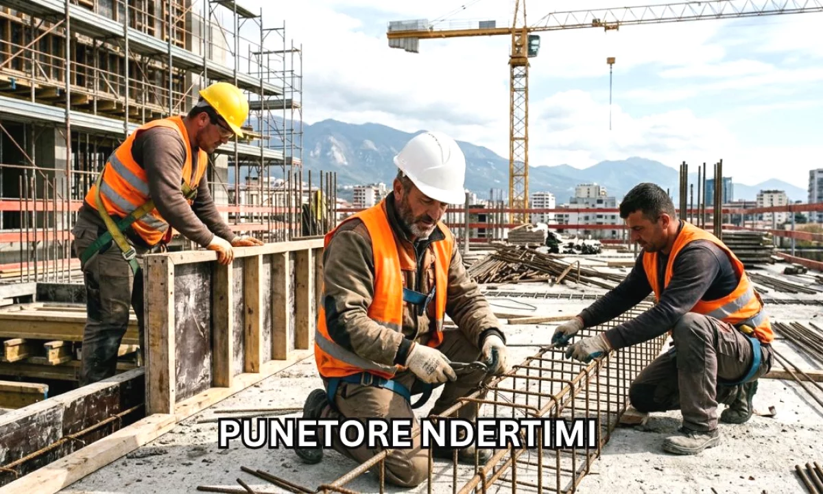 Njoftime Pune ne Tirane, Profesioni Punetor ndertimi , Pa Eksperience, Pagesa Me Marreveshje.