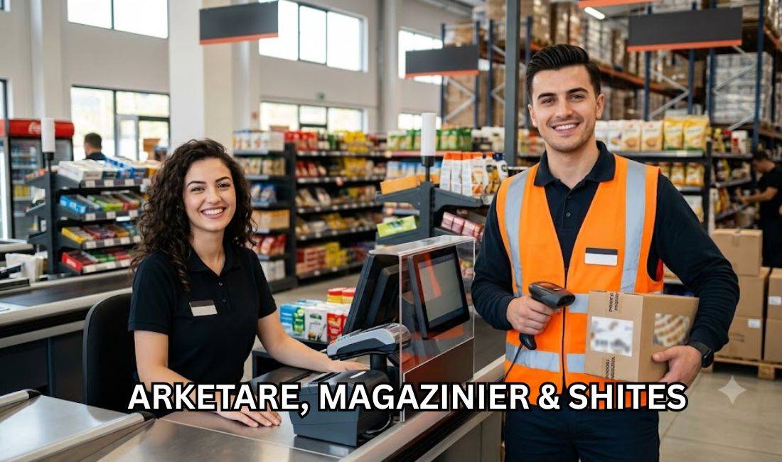 Njoftime Pune ne Tirane, Profesioni Arketare,Magazinier , Pa Eksperience, Pagesa Me Marreveshje.