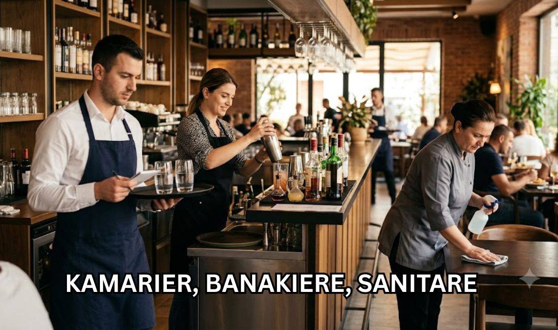 Njoftime Pune ne Tirane, Profesioni Kamariere ,Banakiere, Sanitae , Me eksperience, Pagesa Me Marreveshje.