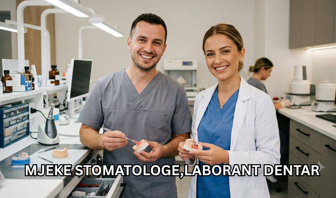 Njoftime Pune ne Fier, Profesioni Mjeke Stomatologe, laburant Dentar , Pa Eksperience, Pagesa Me Marreveshje.