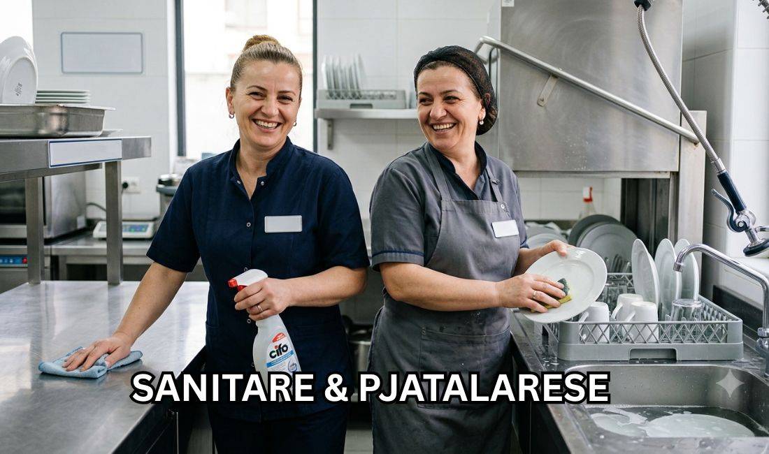 Njoftime Pune ne Durres, Profesioni SANITARE & LAVAPAJATËSE , Pa Eksperience, Pagesa 600  Euro.