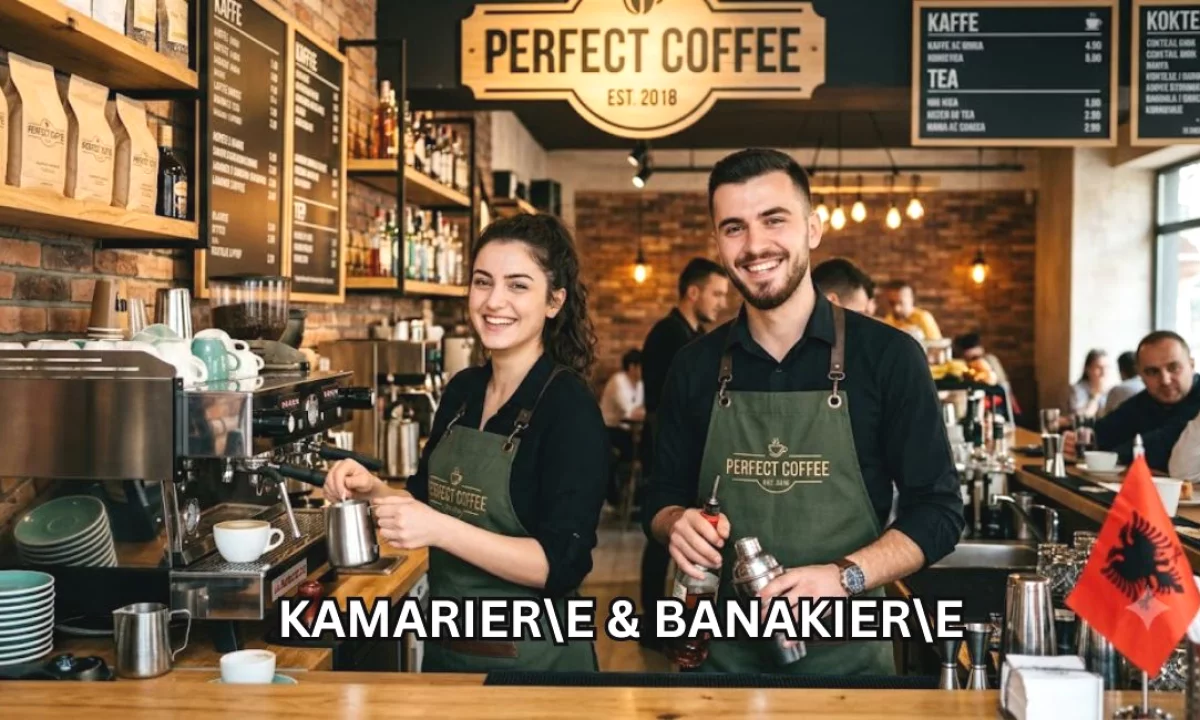 Njoftime Pune ne Tirane, Profesioni Banakier/e , Kamarier/e , Pa Eksperience, Pagesa Me Marreveshje.