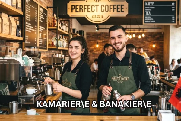 Njoftime Pune per Banakier/e , Kamarier/e ne Tirane