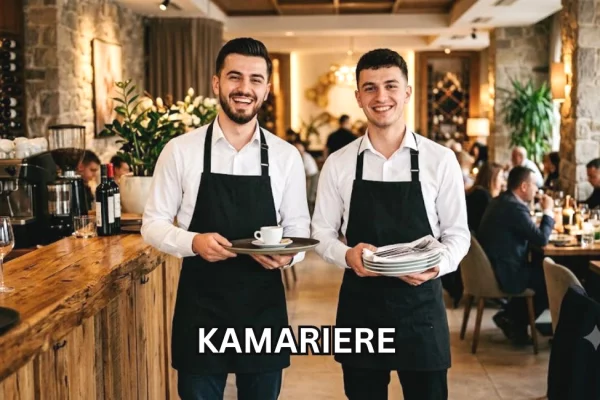 Njoftime Pune per 2 Kamariere ne Tirane