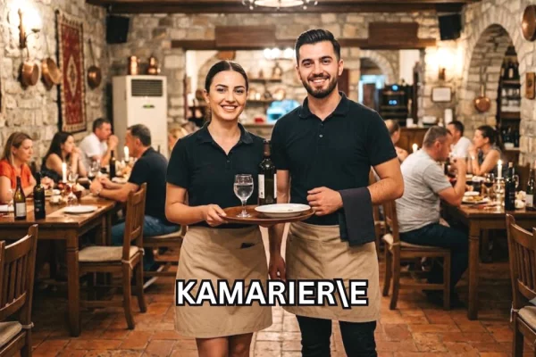 Njoftime Pune per Kamarier\\e ne Tirane