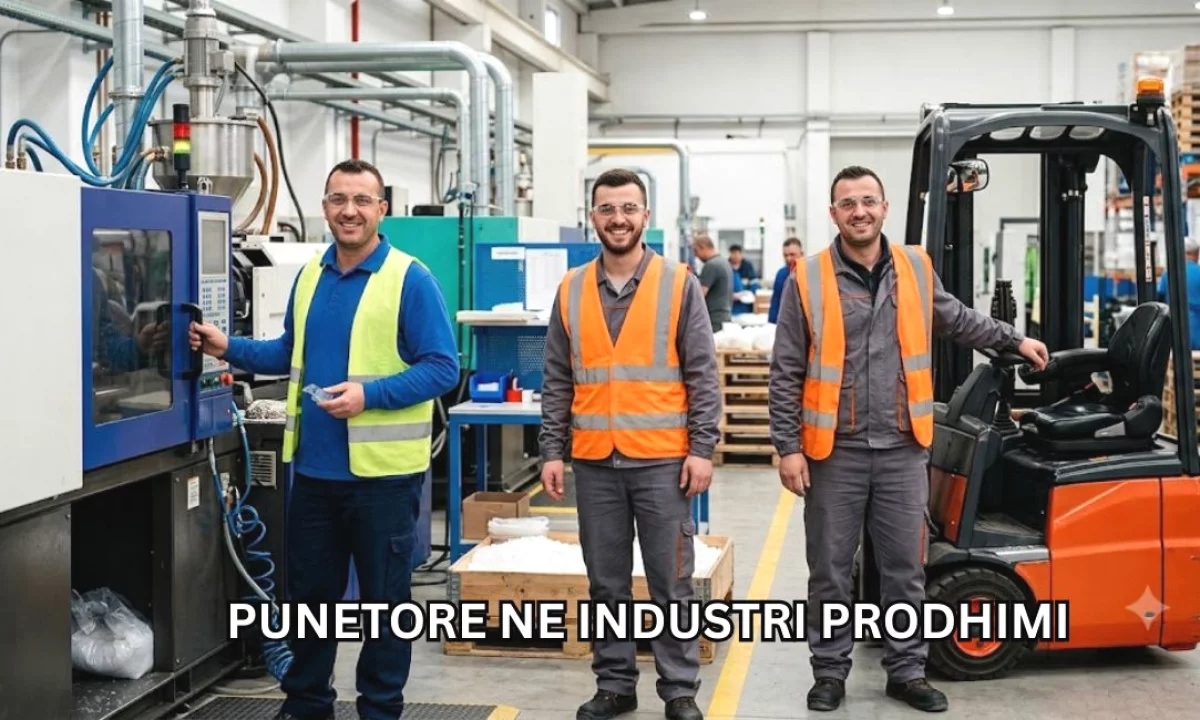 Njoftime Pune ne Tirane, Profesioni Operator Makinerie Plastike, Punëtor Fabrike / Ndihmës Prodhimi ,Operator Piruni / Forklift , Pa Eksperience, Pagesa Me Marreveshje.