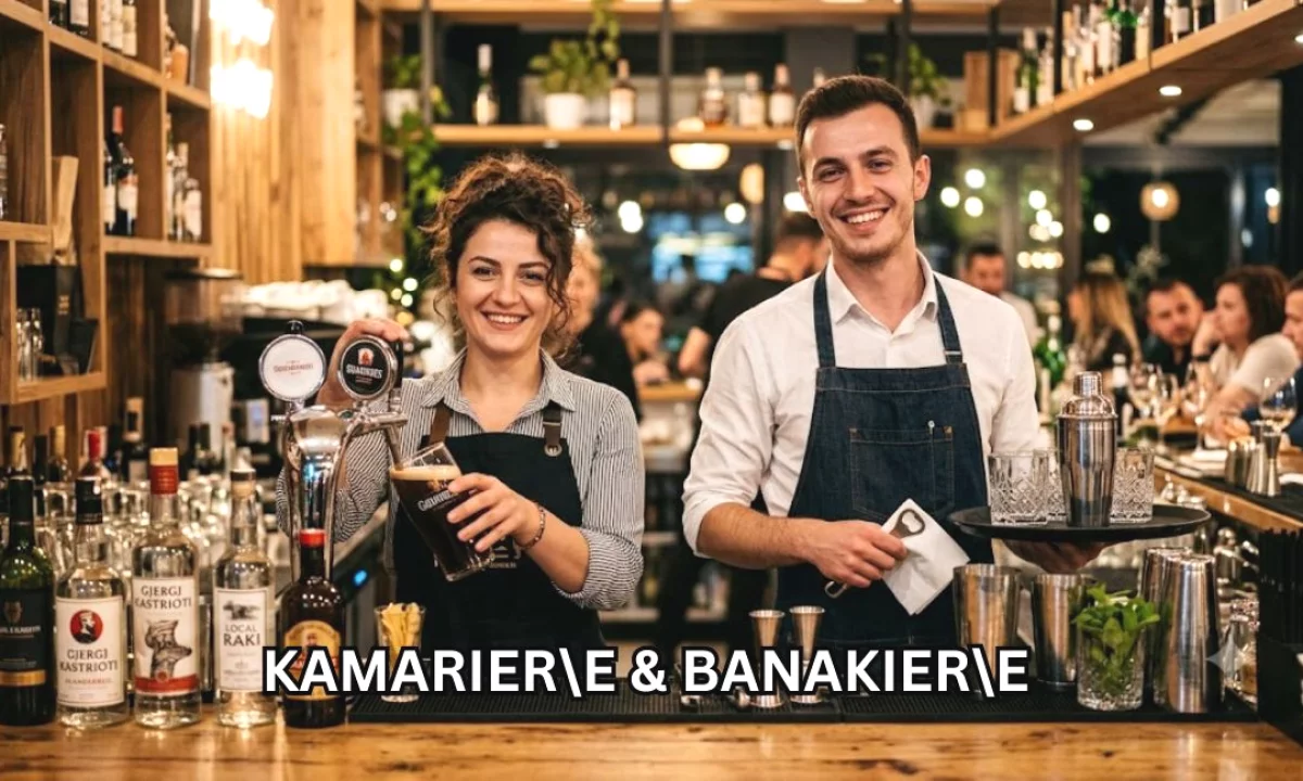 Njoftime Pune ne Tirane, Profesioni Kamarier\\e, Banakier\\e , Me eksperience, Pagesa Me Marreveshje.