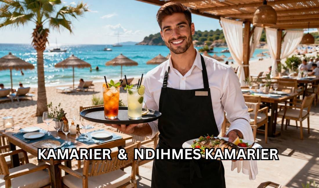 Njoftime Pune ne Himare, Profesioni Kamarier/Ndihmes Kamarier , Pa Eksperience, Pagesa 850  Euro.