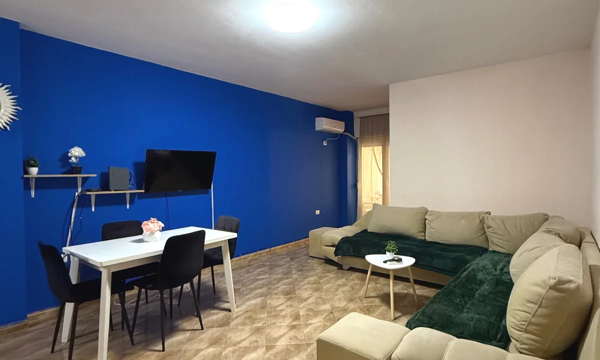Shtepi me qera Apartament ne Tirane, 1+1, Mobilimi E mobiluar, Pagesa 550  Euro.