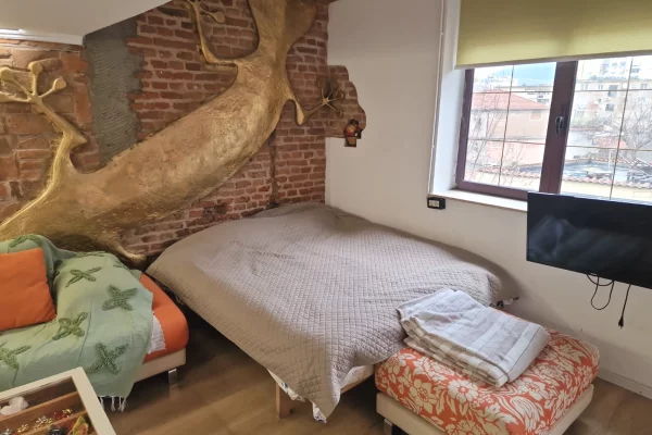 Shtepi me qera Duplex(shtepi me 2 kate) ne Tirane, 2+1, Mobilimi E mobiluar, Pagesa 1,400  Euro.