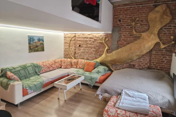 Shtepi me qera Duplex(shtepi me 2 kate) ne Tirane, 2+1, Mobilimi E mobiluar, Pagesa 1,400  Euro.