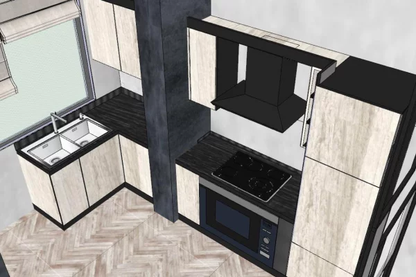 Shtepi me qera Apartament ne Tirane, 2+1, Mobilimi E mobiluar, Pagesa 1,400  Euro.