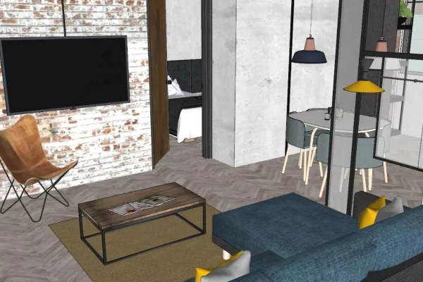 Shtepi me qera Apartament ne Tirane, 2+1, Mobilimi E mobiluar, Pagesa 1,400  Euro.