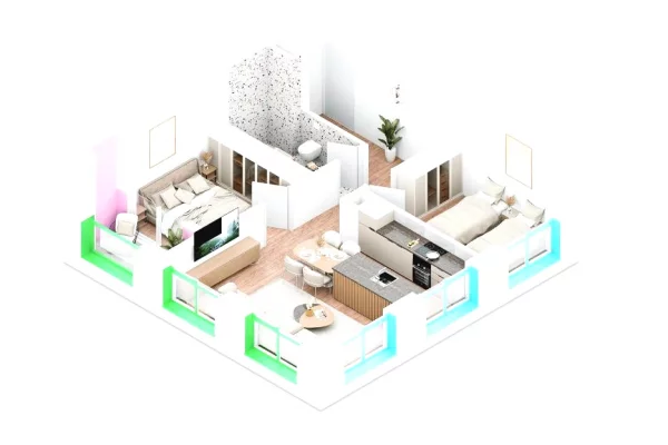 Shtepi ne shitje Apartament ne Tirane, 2+1, Mobilimi Bosh, pa mobiluar, Pagesa 178,000  Euro.