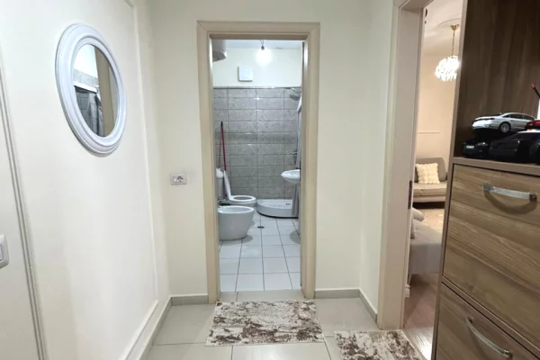 Shtepi ne shitje Apartament ne Tirane, 1+1, Mobilimi E mobiluar, Pagesa 87,000  Euro.