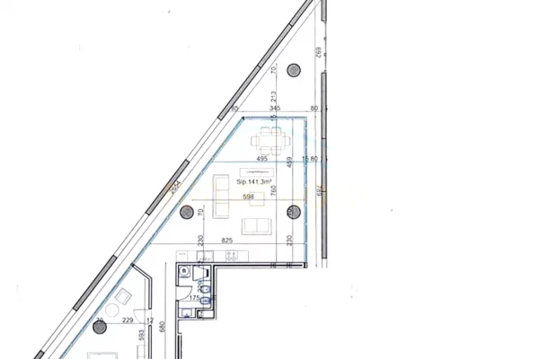 Shtepi ne shitje Apartament ne Tirane, 1+1, Mobilimi Bosh, pa mobiluar, Pagesa 284,040  Euro.