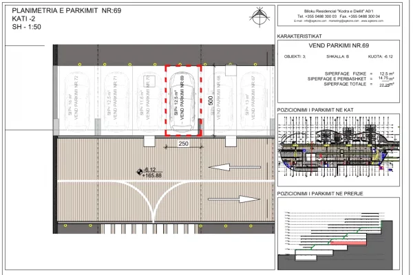 POST PARKIMI - PER SHITJE - KODRA E DIELLIT 2, TIRANE