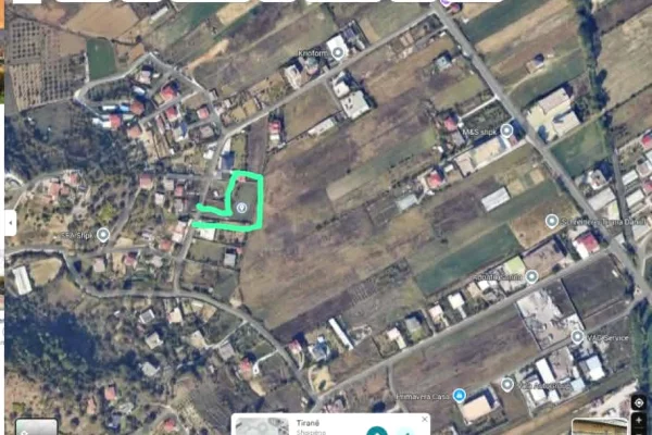 Shitet Toke ne Prush, Tirane – 1,250 m2
