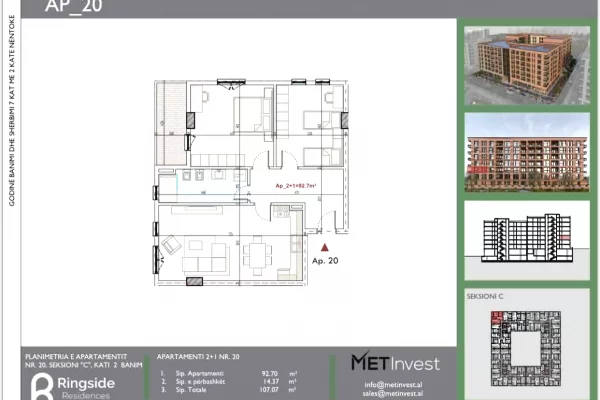 Shtepi ne shitje 2+1 ne Tirane - 123,500 Euro