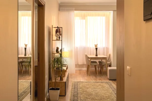 Shtepi me qera Apartament ne Tirane, 1+1, Mobilimi E mobiluar, Pagesa 65,000  Leke.