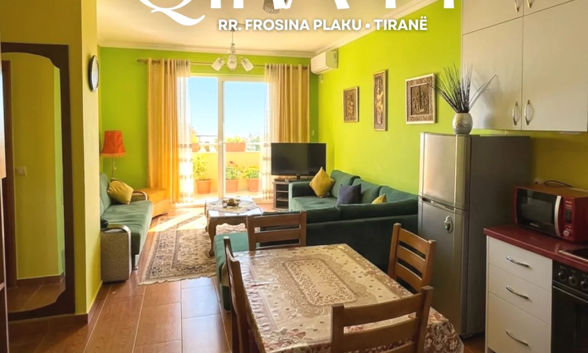 Shtepi me qera Apartament ne Tirane, 1+1, Mobilimi E mobiluar, Pagesa 50,000  Leke.