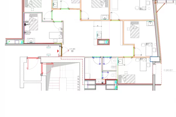 Shtepi ne shitje Apartament ne Vlore, 1+1, Mobilimi Bosh, pa mobiluar, Pagesa 264,000  Euro.