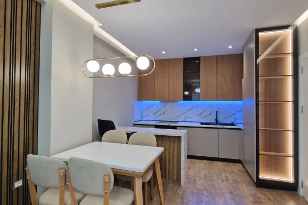 Shtepi me qera Apartament ne Tirane, 1+1, Mobilimi E mobiluar, Pagesa 75,000  Leke.