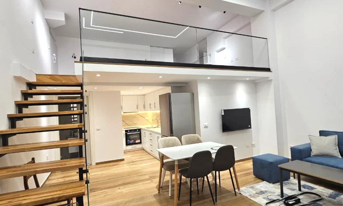 Shtepi me qera Apartament ne Tirane, 1+1, Mobilimi E mobiluar, Pagesa 50,000  Leke.