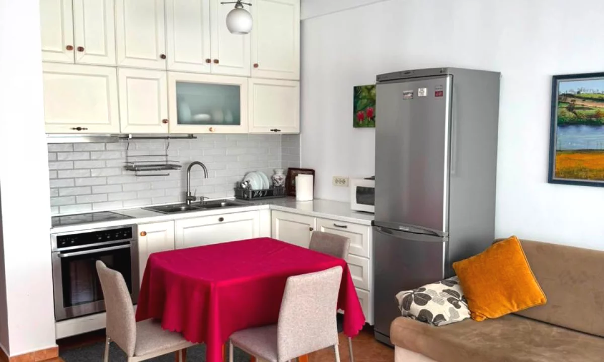 Shtepi me qera Apartament ne Tirane, 1+1, Mobilimi E mobiluar, Pagesa 55,000  Leke.