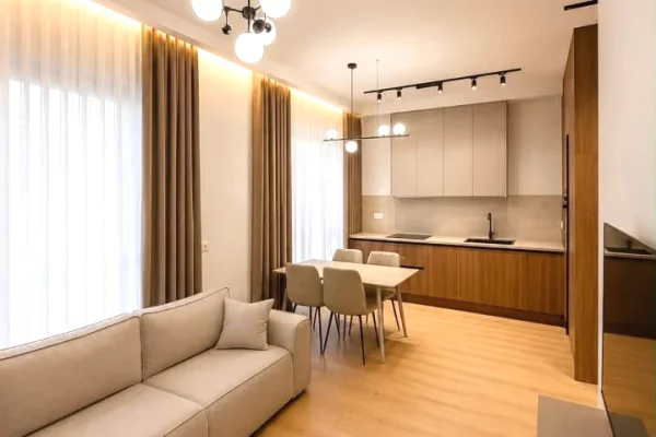 Shtepi me qera Apartament ne Tirane, 1+1, Mobilimi E mobiluar, Pagesa 55,000  Leke.