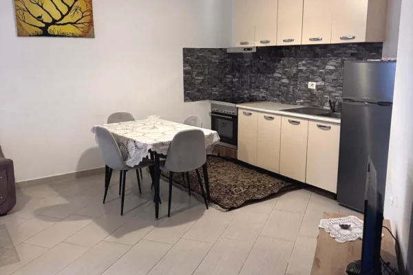 Shtepi me qera Apartament ne Tirane, 1+1, Mobilimi E mobiluar, Pagesa 40,000  Leke.