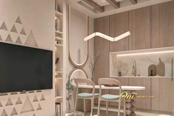 Shtepi ne shitje Apartament ne Tirane, 1+1, Mobilimi E mobiluar, Pagesa 230,600  Euro.